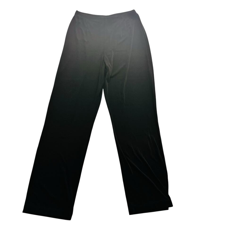 Chico’s Additions Pull On Straight Leg Pants Size L Large Black - Picture 2 of 9